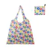 Bolsa de Compras Plegable, Nueva de Gran Capacidad, Bolsa Plegable Ecológica en Stock, Bolsa de Tote de Almacenamiento Plegable Portátil Impresa Creativa