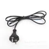 Cable de enchufe europeo 0.75 m2 * 1.5 m 2 hilos enchufe redondo calibre europeo splay certificación VDE enchufe redondo europeo