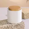 Latas Quadradas Lisas de Folha de Flandres em Estoque para Embalagem Geral de Chá, Latas Seladas com Tampa de Rosca e Tampa Interna, à Prova de Umidade para Armazenamento de Chá