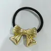 Estilo punk europeo y americano metal personalidad alta calidad cuerda para la cabeza semicírculo tubo redondo anillo para el pelo cuerda elástica para el pelo Balot fabricantes al por mayor