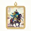 Venta directa del fabricante: Amuleto de Buda Guan Sheng Di Jun, Colgante de Guan Gong para Hombre, Estatua de Guan Yu, Thangka, Cadena para Suéter del Dios de la Riqueza