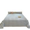 Sábana de tela gruesa cuadrada simple para cama grande, lavable a máquina, de tres piezas, para dormitorio de estudiantes