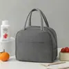 Nueva bolsa de almuerzo aislada de tela Oxford de gran capacidad, bolsa de almuerzo para estudiantes, bolsa para lonchera, venta al por mayor para vendedores ambulantes