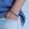 Nuevo Pulsera Trenzada de Paz para Hombre 2025 Vajra Moderna Hip-Hop Nicho Pulsera Tailandesa