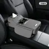 Almofada Nova para Caixa de Apoio de Braço Central de Carro, Caixa de Lenços Multifuncional para Carro, Caixa de Armazenamento, Porta-Copo, Almofada Ajustável em Altura