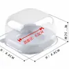 Caja de embalaje de nieve redonda de una sola pieza, caja de embalaje de pastel de yema de huevo, caja de embalaje de daifuku bola de nieve