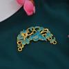 Liga eletroforese cor retenção estilo antigo gotejamento óleo diy cloisonne série acessórios Hanfu cheongsam grampo de cabelo acessórios