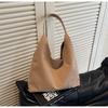 Bolso de Pana Transfronterizo para Mujer de Gran Capacidad 2025 Nuevo Primavera y Verano Versátil Bolso de Hombro Bolso Tote de Alta Gama
