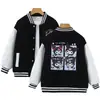 Chaqueta Estilo Preppy para Niñas, Nueva Chaqueta de Manga Larga para Primavera y Otoño para Niños Mayores, Top Chaqueta de Béisbol de Otoño para Niñas Pequeñas