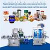 Máquina de pasteurização a vácuo totalmente automática para garrafas de vidro, máquina de tampagem a vácuo de cabeça dupla, lata pop, máquina de tampagem a vácuo para 'mãe velha'
