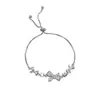 Pulsera Extraíble de Zirconia con Lazo de Lujo Ligero para Niñas, Accesorios de Diseño de Nicho Ins, Nueva Joyería de Mano Estilo 2025
