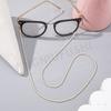 Europa y Estados Unidos nuevo verano estilo pequeño fresco cadena metálica para gafas moda mujer cadena colgante para gafas fabricantes spot