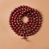 Atacado Sandália de Sangue Sândalo Africano Folha Pequena Sândalo Vermelho Contas Budistas, Vários Estilos e Especificações, Pulseiras Estilo Étnico, Contas de Rosário