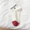 Calcetines Lindos Estilo Japonés de Gato Cerezo para Mujer, Delgados de Malla Transpirable para Primavera y Verano, Algodón Bordado Cortos, Bajos Antideslizantes Tipo Barco
