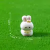 Miniaturas de paisaje lindo gato y perro con corbata, figuras de animales, decoraciones DIY, accesorios para colgar, adornos de escritorio