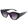 Nuevas gafas de sol de estilo irregular de moda para hombres y mujeres, gafas de sol de estilo europeo y americano personalizadas de estilo hip hop de moda y de alto aspecto.