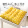 Cojín de Silla Cojín de Asiento de Fábrica Cojín Sedentario de Oficina Estudiante Engrosado Verano Felpa Taburete Estilo Europeo Trasero