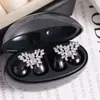 Adecuado para auriculares FreeClip, clip para oreja de mariposa dulce con incrustaciones de diamantes para mujer, pendientes versátiles de lujo ligero, de alta gama y elegantes