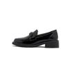 Mocasines de Cuero Genuino para Mujer 2026 Estilo Nuevo Primavera y Otoño Sin Cordones Estilo Británico Zapatos Pequeños de Cuero con Suelas Gruesas
