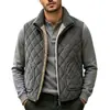 Chal Casual de Hombre 3D Transfronterizo Amazon Otoño/Invierno 2026, Cálido, Grueso, Forrado de Felpa, Chaleco Casual Acolchado