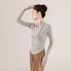 Liquidação: Novos Tops Femininos Slim-Fit com Gola Alta para Dança e Prática, Qipao Modificado para Dança Clássica Chinesa