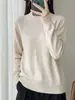 Nova Coleção Outono/Inverno 2026: Blusa de Tricô Feminina Lisa, com Pedrarias e Strass, Manga Longa, Gola Meia-Alta, Estilo Pulôver, Perfeita como Camada Base
