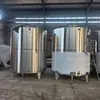 Tanque de Armazenamento de Vinho de Aço Inoxidável Tanque de Aço Branco de 10 Toneladas Tanque Vertical de Armazenamento de Água Tanque de Armazenamento de Bebidas Alcoólicas Tanque de Fermentação de Vinho Tanque de Vinho