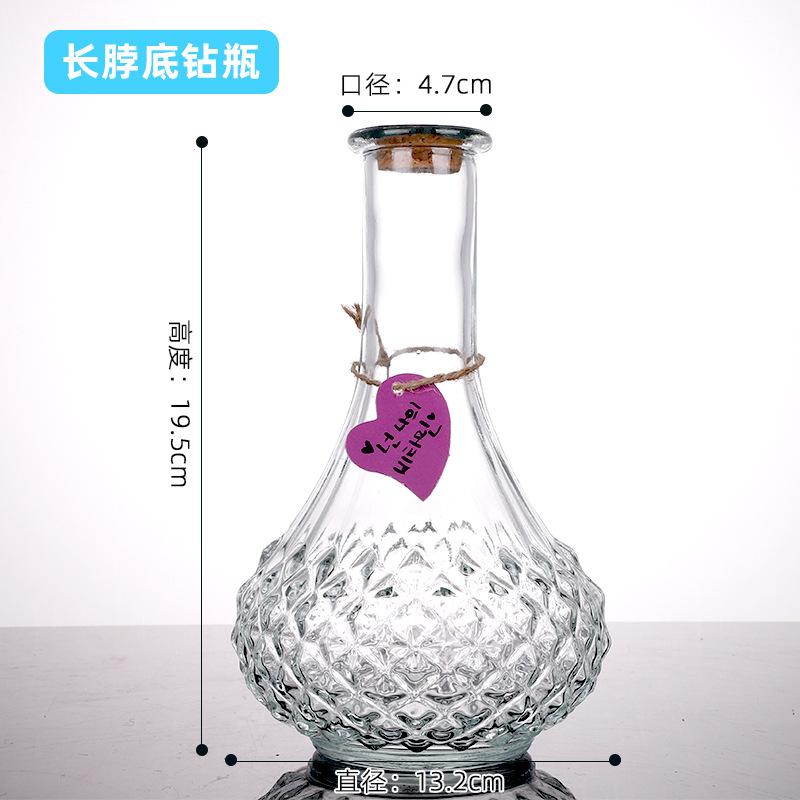 长脖底钻瓶