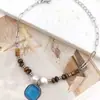 Pulsera Geométrica Cuadrada de Ojo de Tigre con Perlas Estilo Maillard Transfronteriza para Niñas, Joyería Mayorista que No se Desvanece