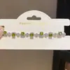 Pulsera geométrica redonda estilo coreano con piedras de circonita, pulsera de nicho de lujo ligero, joyería de alta gama, elegante y única al por mayor