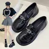 Nuevos Mocasines de Piel Suave para Mujer 2025 Otoño Suela Suave Zapatos de Piel Británica Versátiles sin Cordones Zapatos para Mujer