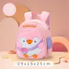 Para conexión: pingüino de dibujos animados mochila infantil para la escuela mochila para estudiantes de primaria venta al por mayor impresión hombros de niños de jardín de infantes