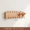 Gancho de Parede para Casacos em Formato de Tecla de Piano para Hall de Entrada, Gancho Simples de Armazenamento de Madeira Maciça Montado na Parede para Quarto, Cabideiro para Atrás da Porta