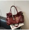 Bolso de Hombro Retro de PU de Venta Caliente Transfronterizo para Mujer, Nuevo Bolso de Hombro de Gran Capacidad Otoño e Invierno 2026, Bolso Cruzado para Viajar, Moderno