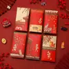 Sobre Rojo Gatito de la Ciudad Prohibida Estilo Palacio Chino, Paquete Creativo de Dinero de la Suerte para Año Nuevo, Sobre Rojo para Celebraciones de Año Nuevo