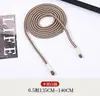 Corda para Cordão de Capuz Poliéster Bicolor Epóxi 5mm Cordão para Cadarço de Tênis Cadarços de Sapato Calças Casuais Calças Esportivas