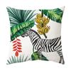 Funda de Almohada para Plantas Tropicales Verdes de Frontera, Cojín para Almohada, Impresión Digital, Amazon