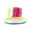 Sombrero de Pescador Arcoíris Más Vendido Transfronterizo Impresión Digital Moda Exterior Europea y Americana Sombrero Cubeta Amazon Temu Aliexpress