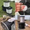 Alambre de acero plástico para invernadero, alambre de poliéster PET, alambre de soporte para cortinas, alambre de soporte para huertos al por mayor, alambre de soporte para cortinas de malla para cría agrícola