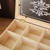 Madera madera maciza seis rejillas seis rejillas 6 rejillas rectangular acrílico multi rejilla caja pequeña de madera organizador de escritorio caja de almacenamiento