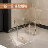 Zapatero multicapa para apartamentos de alquiler, ahorra espacio, organizador de zapatos simple detrás de la puerta, estante de almacenamiento para dormitorio, zapatero inclinado de lujo ligero