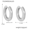 Rueda de la fortuna personalidad niche temperamento pendientes versátiles moda pendientes de lujo acero inoxidable chapado en oro de 18k joyería mujer