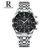 Reloj de Hombre Rui Zhi Yuan Factory Multifuncional Luminoso Impermeable de Cuarzo Negocio Transfronterizo Correa de Acero Reloj para Estudiante