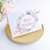 Viotown Tarjeta de Felicitación Plegable Impresa a Color Ramo de Flores Frescas Mensaje de Bendición Artística Tarjeta del Día de la Madre San Valentín 17X12CM en stock