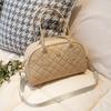 Bolsa tiracolo de ombro 2024 Nova Moda grande capacidade Bolsa xadrez bordada comércio exterior transfronteiriço atacado Bolsa feminina