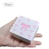 Caixa de Doces Criativa para Casamento Caixa de Presente Caixa de Doces com Laço Rosa Caixa de Doces Europeia Caixa de Doces para Casamento de Menina Atacado