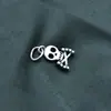 Colgante de Calavera Hueso de Plata de Ley S925 Accesorios Hechos a Mano para DIY Material de Cuerda Trenzada para Pulsera Colgante del Bosque de Cadáveres de Xizang