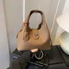 Moda Transfronteriza Bolso de Mano para Mujer Bolso Tote Pequeño 2025 Nuevo Retro Simple Bolso Cubo Versátil Bolso de Hombro Cruzado