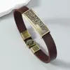 Moderna e Personalizada, O Amor é a Chave para a Felicidade, Simbolizando a Pulseira de Couro Popular e Mais Vendida na Europa e América