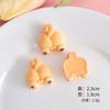 Set de gatito de dibujos animados cabezazo de perro accesorios de resina al por mayor hechos a mano material diy accesorios funda para teléfono móvil imanes para refrigerador